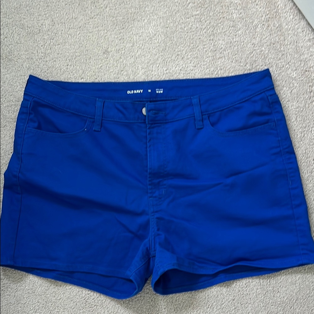 Old Navy Women's Vibrant Blue Jean Shorts